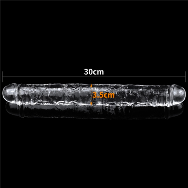 LoveToy Flawless Clear Double dildo 12 inch