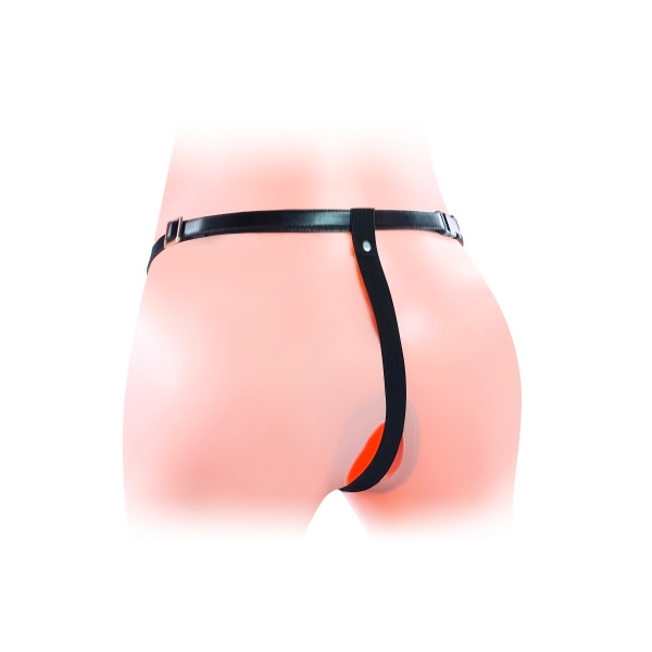 LoveToy Unisex Hollow Strap On Double Penetrator
