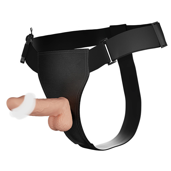 Baile Ultra Strap-on with Vibrating Dildo 7.6 inch Dildo 