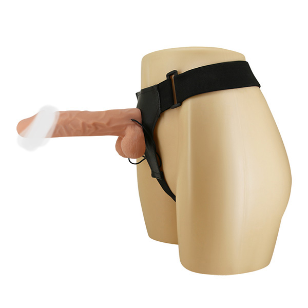Baile Ultra Strap-on with Vibrating Dildo 10.2 inch