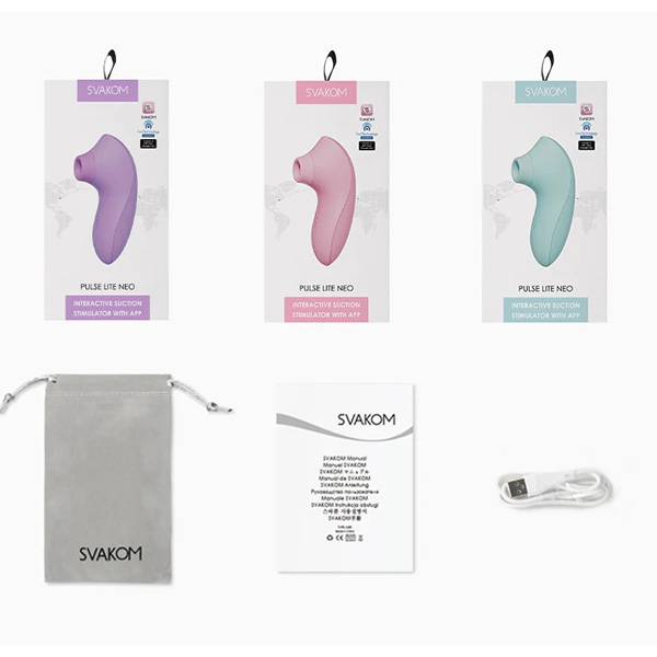 SVAKOM Pulse Lite Neo App Controlled Pressure Wave Clitoral Stimulator