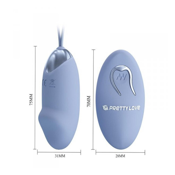 Pretty Love Julia 12震頻 陽具造型 遙控 USB 強力震蛋