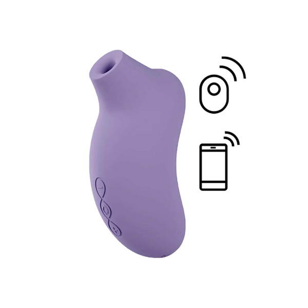 LELO Sona 3 Clitoris Massager - White with apps icon