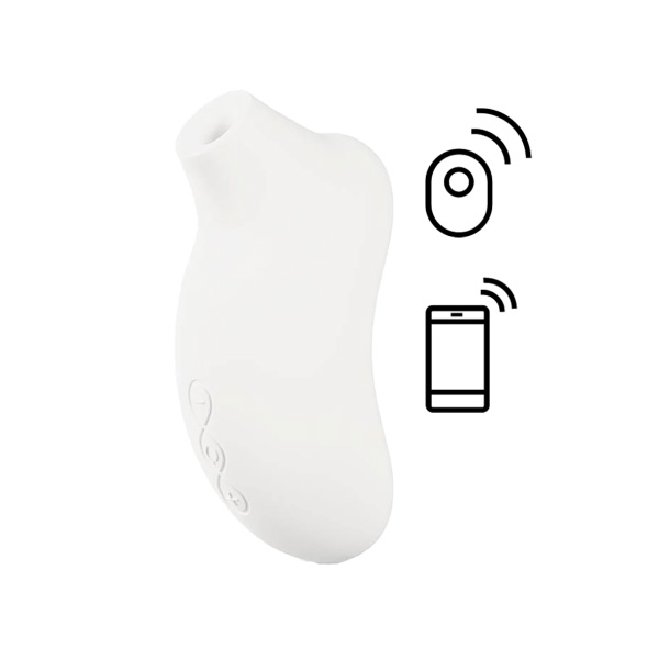 LELO Sona 3 Clitoris Massager - White with apps icon