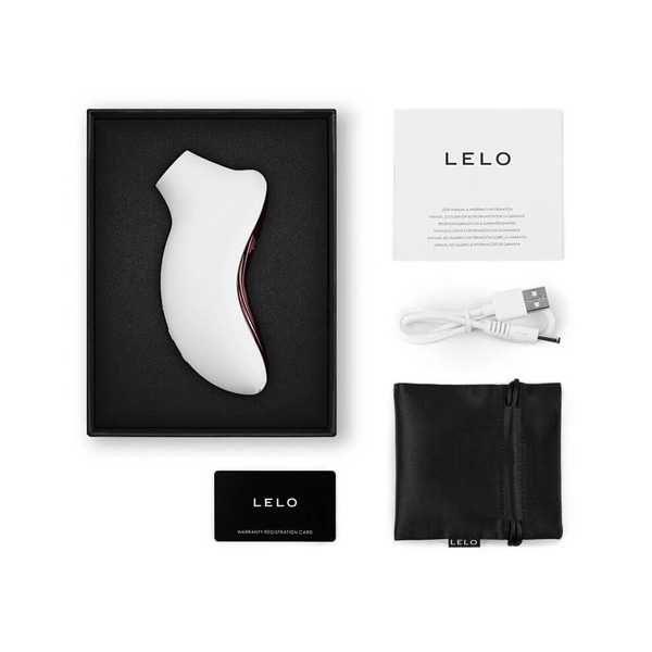 LELO Sona 3 Clitoris Massager - White all in combo