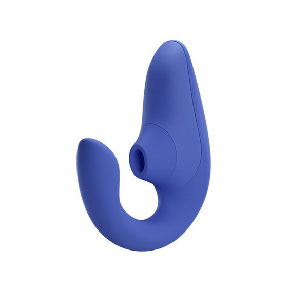 Womanizer Blend Air Rabbit Vibrator side view with suction area