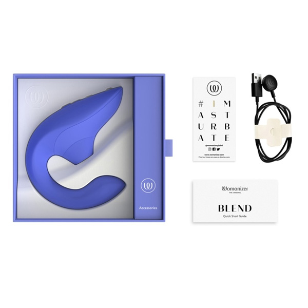 Womanizer Blend Air Rabbit Vibrator with all packing details