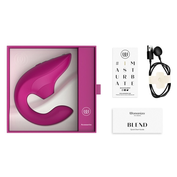 Womanizer Blend Air Rabbit Vibrator with all packing details